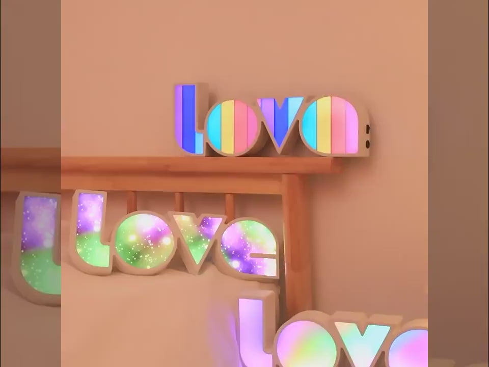 Valentines Day Decor LED LOVE Light Valentines Day